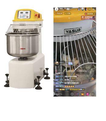 180 পাউন্ড স্পাইরাল ডফ মিক্সার 4.5kw ডুয়াল স্পিড স্পাইরাল ডফ নীডার টুইন মোটর
