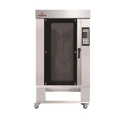 16kw আন্ডার কাউন্টার কনভেকশন ওভেনের দশটি ট্রে 40X60cm ডেনিশ ক্রসেন্ট ব্রেড কুকিজ এবং পেস্ট্রির জন্য