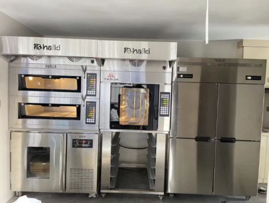 850w বড় বাণিজ্যিক আপরাইট ফ্রিজার 45 ট্রে 220v 6 দরজা খাড়া ফ্রিজার