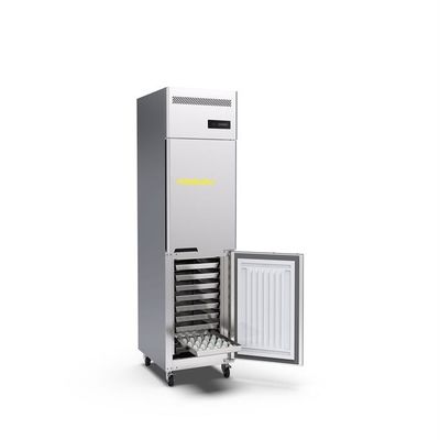 বাণিজ্যিক হোটেল রান্নাঘরের জন্য 0.3kw 2 দরজা বাণিজ্যিক খাড়া ফ্রিজার স্টেইনলেস স্টীল 15 ট্রে