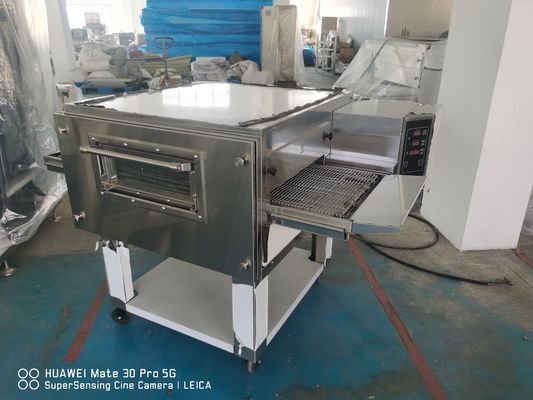 Pizzahut Dominos Pizza এর জন্য 380v বেকারি ডেক ওভেন PS3240 ভেন্টলেস কনভেয়ার ওভেন