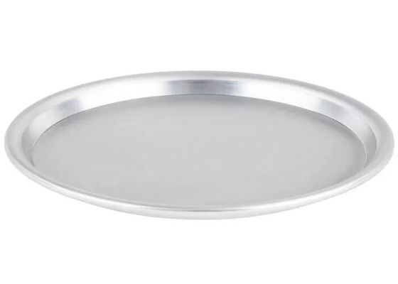 16&quot; অ্যালুমিনিয়াম বেকিং ট্রে NSF কুপ টাইপ পিজ্জা ট্রে ওয়াইড রিম পিজ্জা প্যান