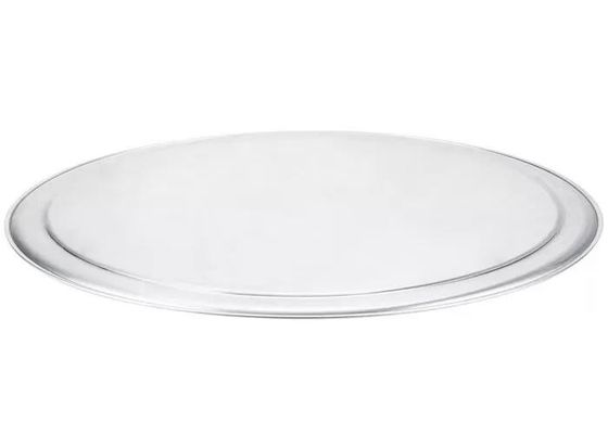 16&quot; অ্যালুমিনিয়াম বেকিং ট্রে NSF কুপ টাইপ পিজ্জা ট্রে ওয়াইড রিম পিজ্জা প্যান